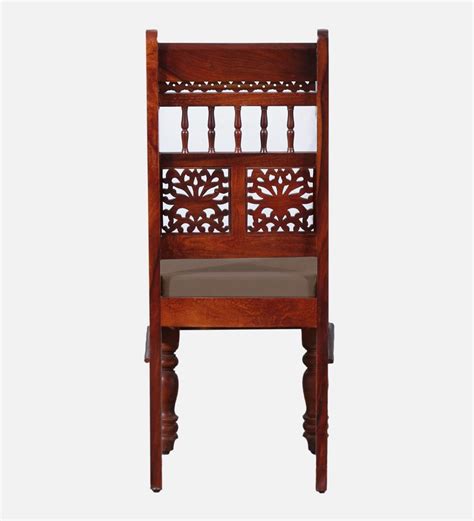 Buy Aramika Sheesham Wood Dining Chair In Honey Oak Finish Set Of 2