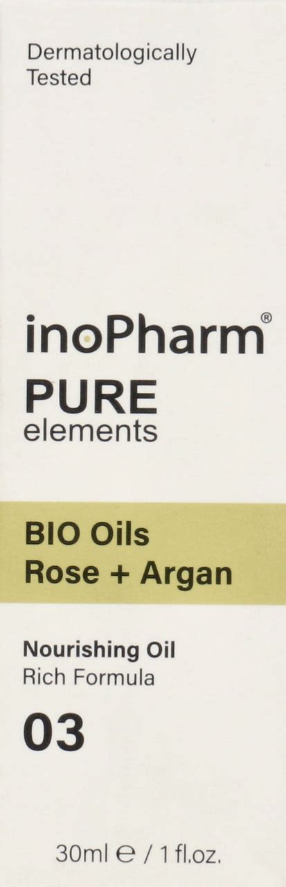 INOPHARM PURE ELEMENTS serum do twarzy z bioolejkiem z róży i