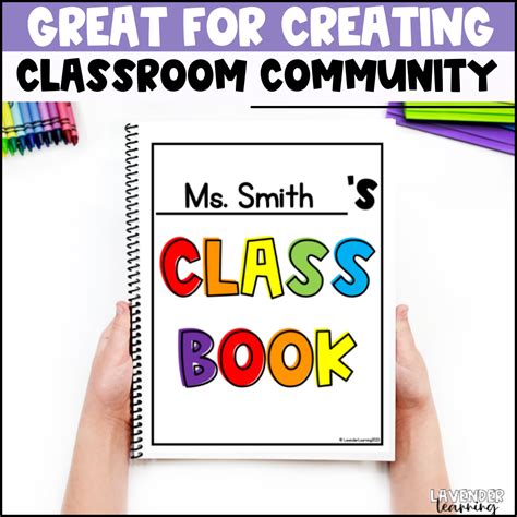 Free All About Me Class Book For Back To School Classroom Community Classful