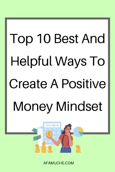 10 Fool Proof Ways To Develop A Positive Money Mindset Artofit