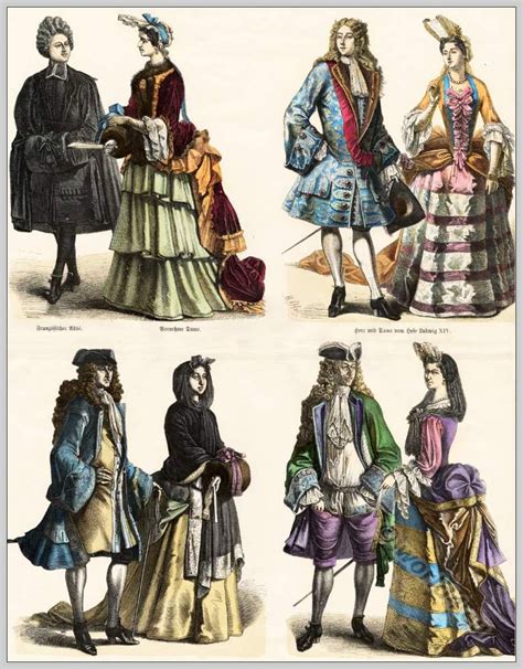 Court Costumes Nobility In France And Germany