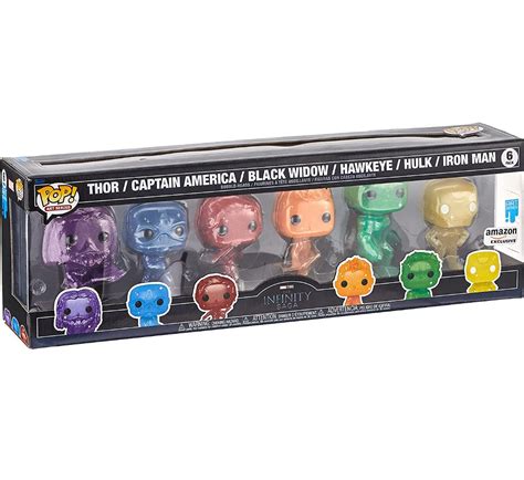 Funko POP Artist Series Marvel Infinity Saga Avengers With Base 6