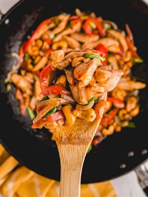 Thai Cashew Chicken Stir Fry Busy Cooks