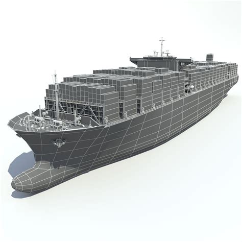 Container Ship 3D Model $99 - .fbx .max .obj - Free3D