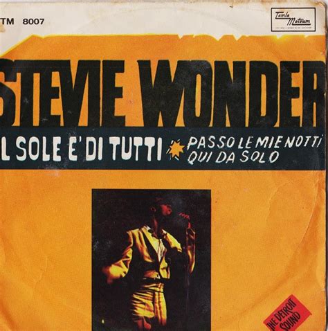 Stevie Wonder Il Sole È Di Tutti Releases Discogs