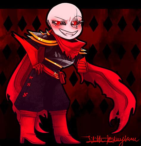 Fellswapsans Red Ver By Lilithblueflame On Deviantart