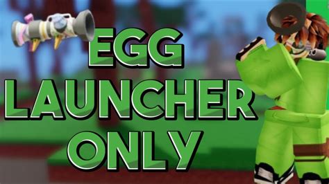 Egg Launcher Only Challenge In Roblox Bedwars Youtube