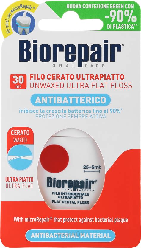 Зубная нить ультраплоская 30 м Biorepair Ultra Flat Floss купить по