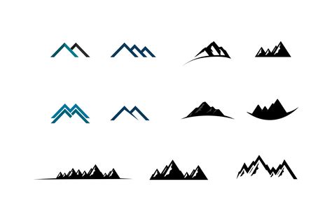 Mountain And M Logo Design Vector Graphic By Anggasaputro