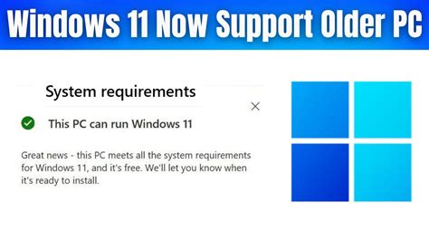 Windows 11 New Minimum System Requirements Download Pc Health Check App Youtube