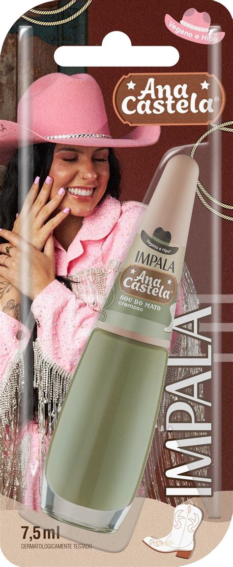 Esmalte Impala Ana Castela Cremoso Sou Do Mato Goi S Atacado Distribuidor