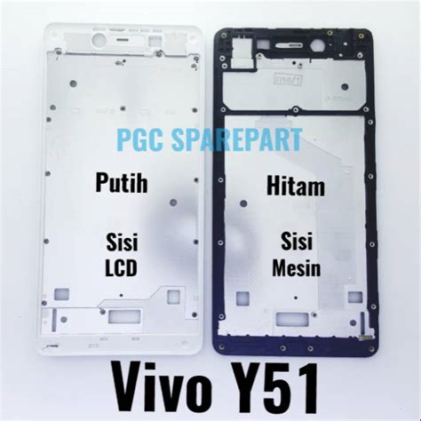 Jual Original Frame Tulang Tengah Vivo Y51 Y51L Bezzel Bejel Bezel