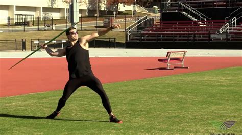 How To Throw Javelin Walking 3 Step Youtube