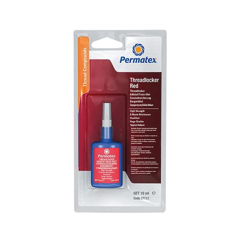 Permatex High Strength Threadlocker Red 10ml Skinny Tree Limited