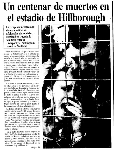 La tragedia de Hillsborough que cuestionó la seguridad de los estadios