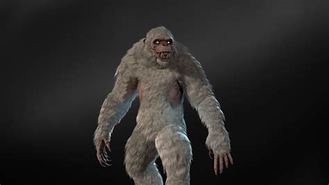 Yeti Game Ready - 3D Model by andryuha1981