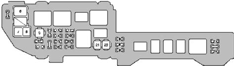 Lexus Es300 Fuse Panel Diagram