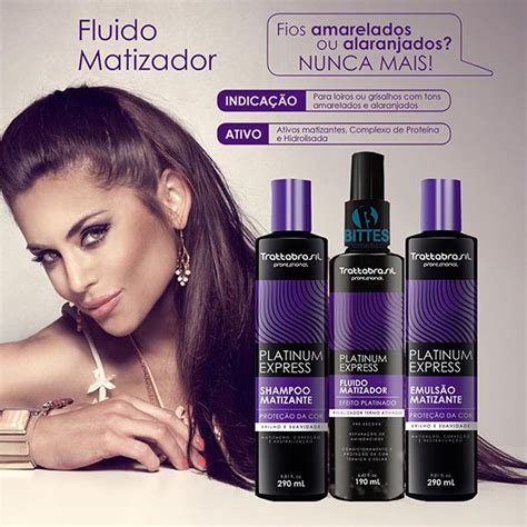 Comprar Kit Platinum Express Trattabrasil Matizador Loiro Bittes