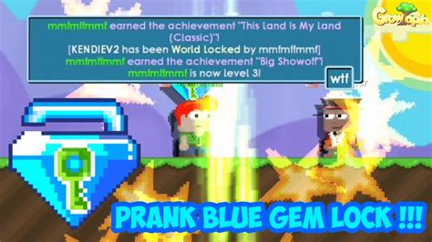 Prank Noob Diamond Locks Gone Wrong Growtopia Prank Youtube