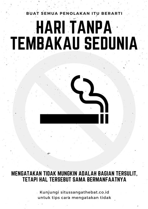 Detail Contoh Poster Dilarang Merokok Koleksi Nomer