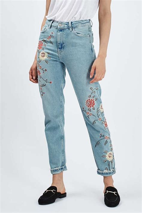 Tendência Jeans Bordados Com Flores Confira Inspirações