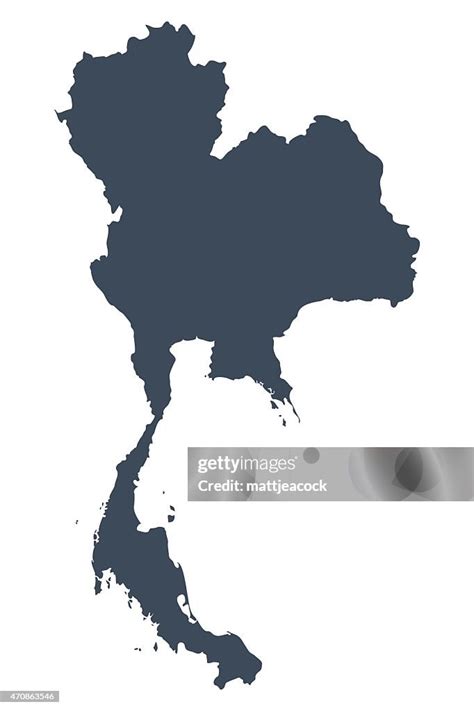 Thailand Country Map High-Res Vector Graphic - Getty Images