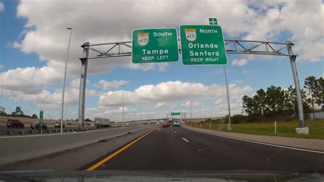 Floridas Turnpike New Ramp At Central Florida Greeneway Sr