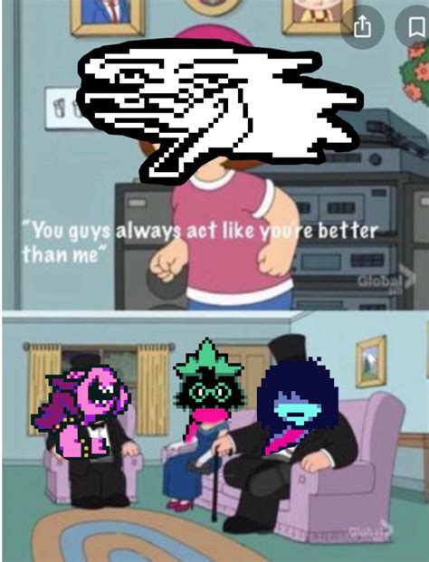 Clean Deltarune Meme I Made At 1048 Am I Was Bored So I Made This I