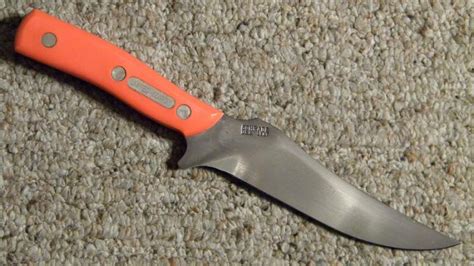 Schrade USA 15OT Old Timer Limited Edition Orange Deerslayer Fixed