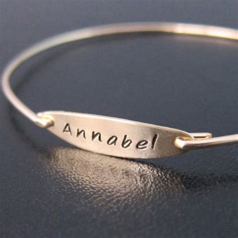 Personalized Name Bracelet 14k Gold Filled Name Plate Bracelet Etsy