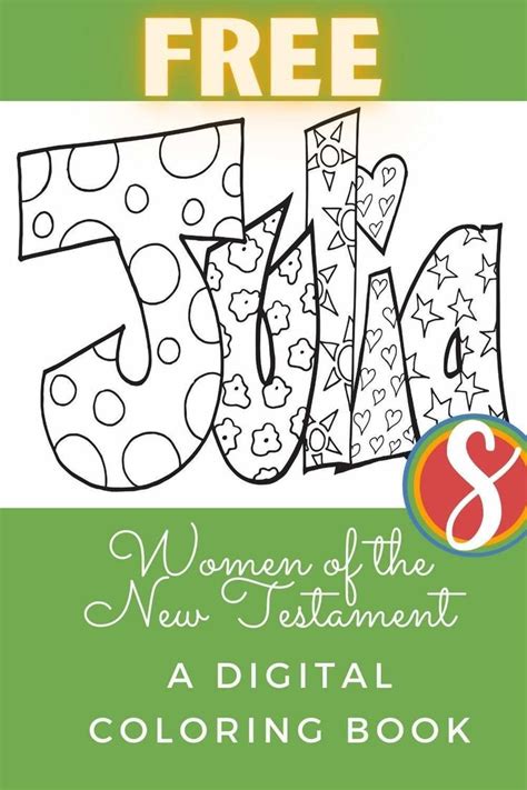 New Testament Women Book Stevie Doodles Free Printable Coloring Pages