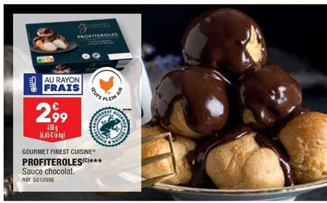 Promo Profiteroles Gourmet Finest Cuisine Chez Aldi Icatalogue Fr