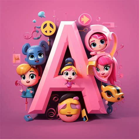 Graphic Kids Alphabet Stock Illustrations 23365 Graphic Kids