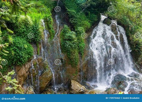 Silver Waterfall at Cat Cat Village in Sapa Sapa Vietnam Indochina Asia Stock Photo - Image of ...