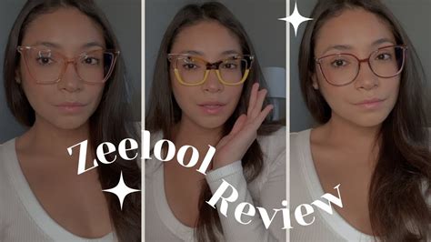 Zeelool Eyeglasses Review With Try On 👓 Youtube