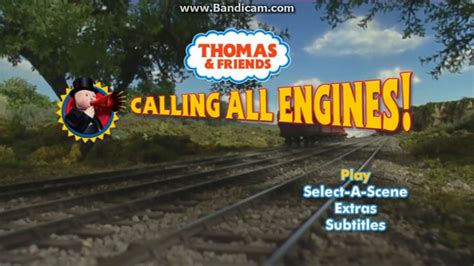 Thomas Calling All Engines DVD Menu