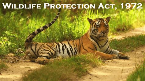 Wildlife Protection Act 1972 - UPSC Notes