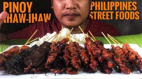 Ihaw Ihaw Mukbang Filipino Street Foods Youtube