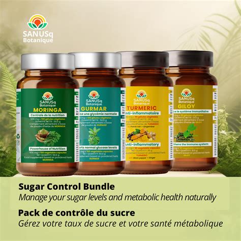 Manage Diabetes Naturally: Sugar Control Bundle | SANUSq Health