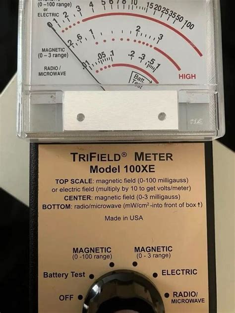 TRIFIELD EMF METER 100XE Magnetic Electric RF Paranormal Ghost Hunting