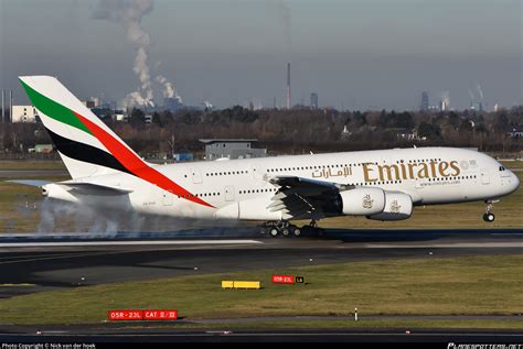 A Euc Emirates Airbus A Photo By Nick Van Der Hoek Id