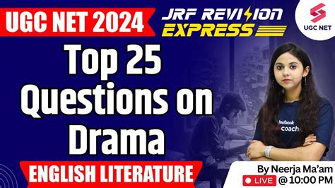 UGC NET 2024 English Literature UGC NET English Literature Drama Top