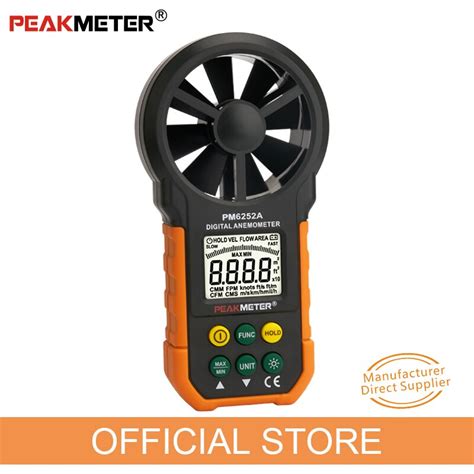 Peakmeter Official Digital Anemometer Wind Speed A Grandado