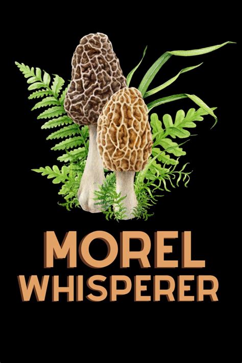 Morel Whisperer Mushroom Hunting Log Book Mushroom Identification