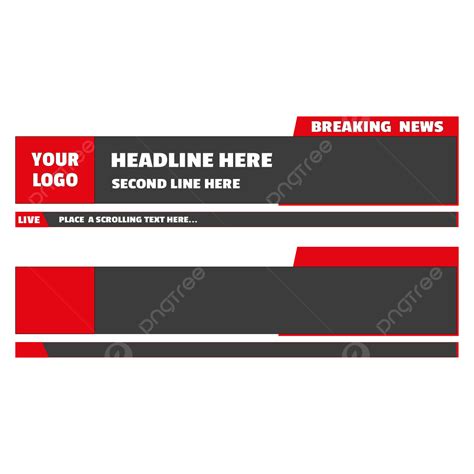 News Lower Thirds Vector Hd Png Images Breaking News Lower Third Png