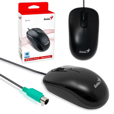 Genius Dx Ps Wired Mouse Black