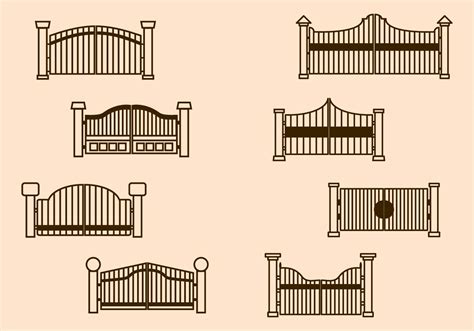 Free Gate Vector 133585 Vector Art At Vecteezy