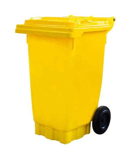 Northrock Safety 2 Wheel Mobile Bin 140l Yellow Singapore 2 Wheel Bin