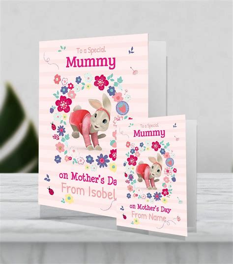 Peter Rabbit Giant Personalised Special Mummy Mothers Day Card