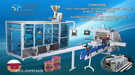 CAROUSEL Fully Automatic Filling Packaging Machine In Brick Shaped